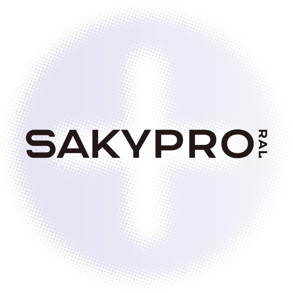 SAKYPRORAL comparación de tamaño indicando compatibilidad y escala práctica