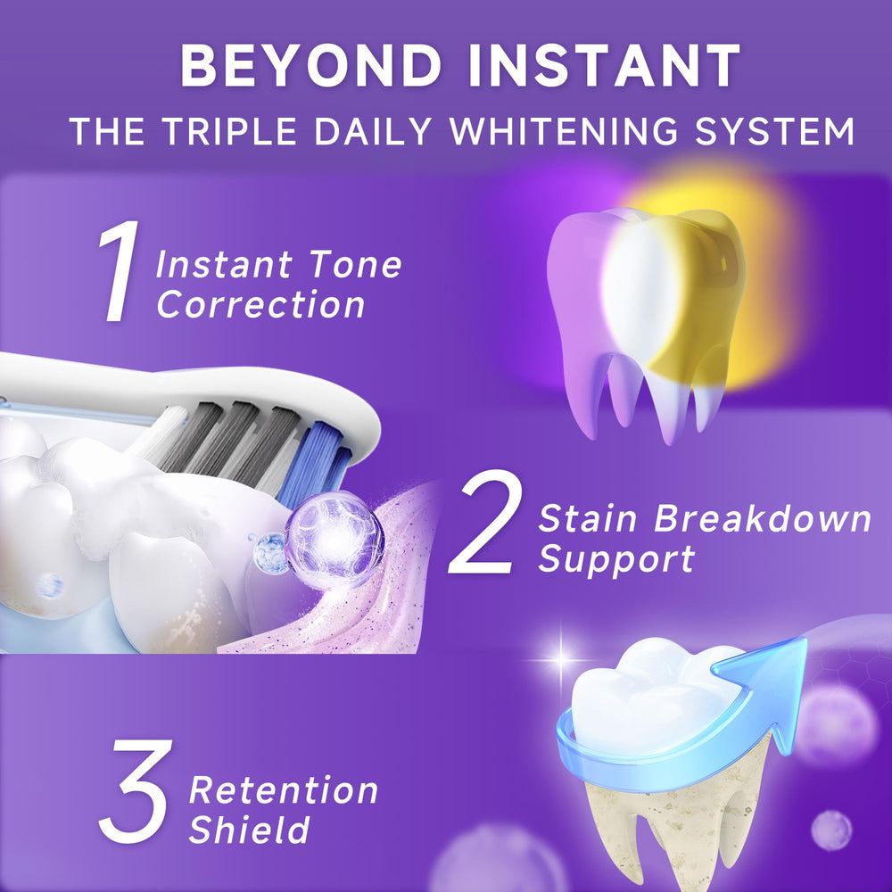 SAKYPRORAL persona cepillando dientes mostrando efecto instantáneo