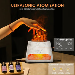 SALKING iluminación de la lámpara de sal en nivel de brillo alto creando calidez