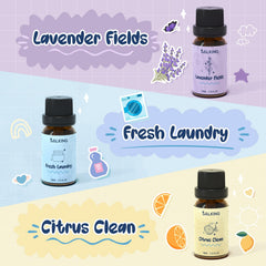 SALKING gota de aceite Citrus Clean sobre fondo blanco resaltando pureza