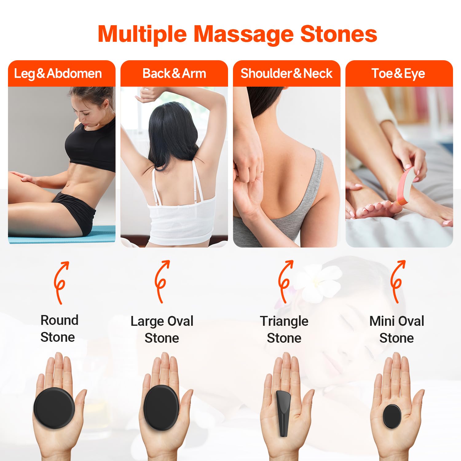 SalonDepot piedra en mano mostrando tamaño y control ergonómico