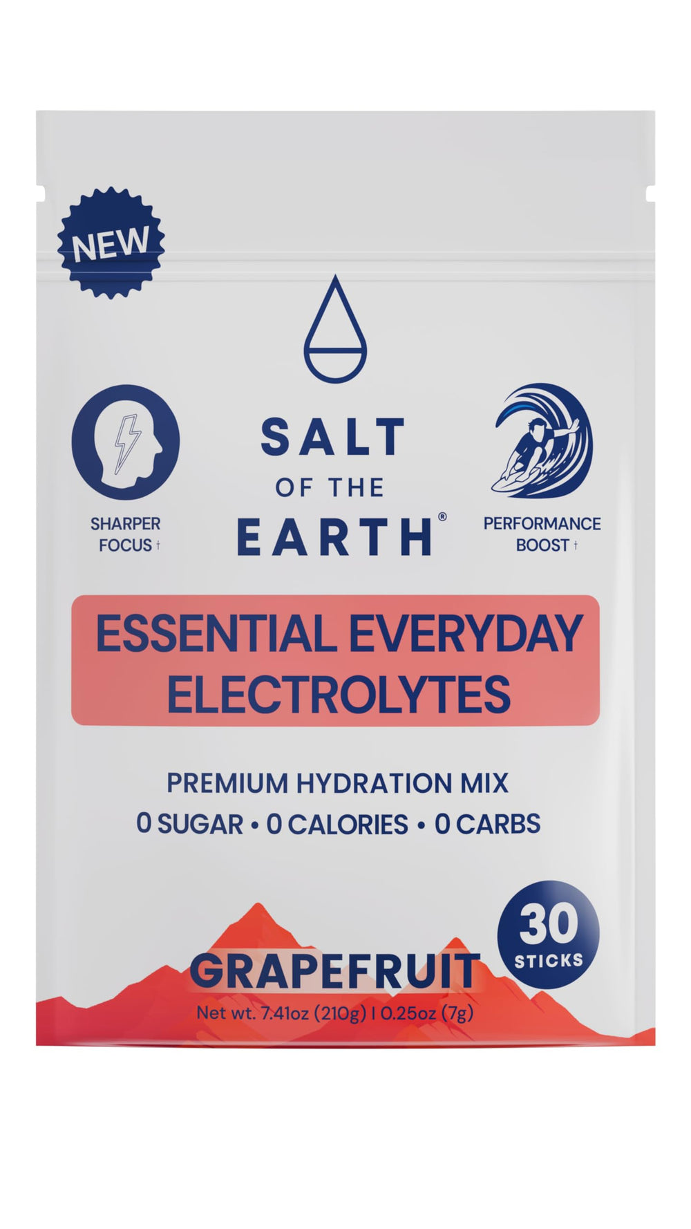 Salt of the Earth en escenario de playa y entrenamiento, reponiendo electrolitos