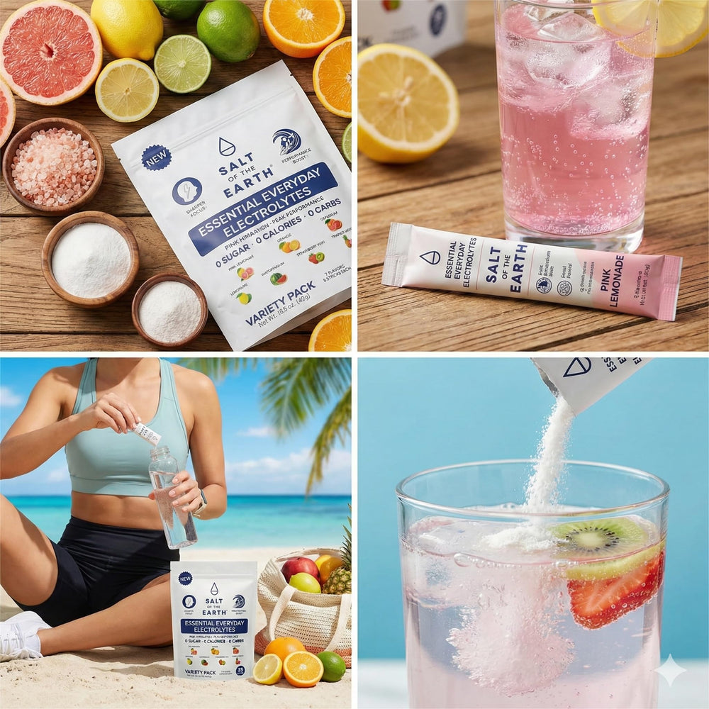 Salt of the Earth sticks individuales, conveniencia para viaje y bolsillo