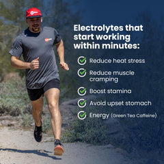 SaltStick etiqueta con información nutricional y beneficio de electrolitos