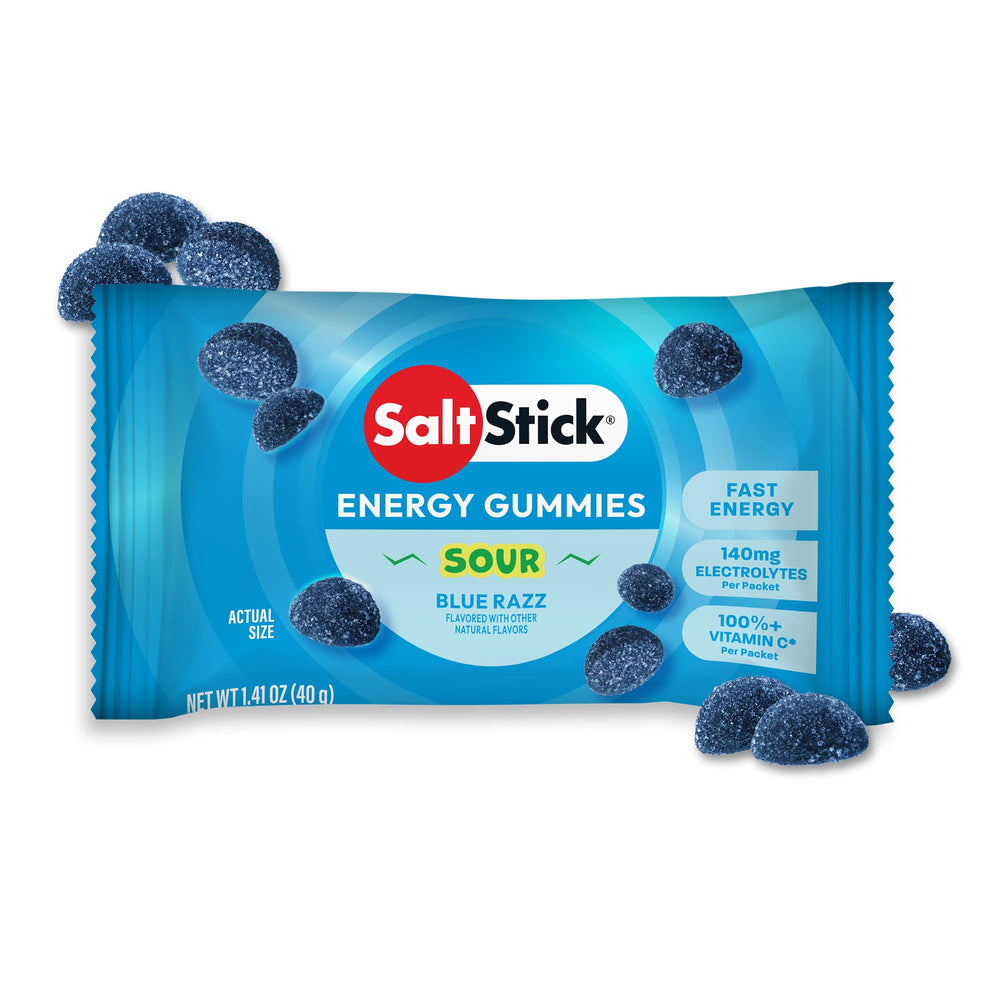 SaltStick paquete frontal con diseño y cantidad visible para identificar productos