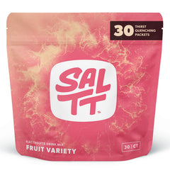 SALTT empaque frontal mostrando 30 sticks y beneficios clave