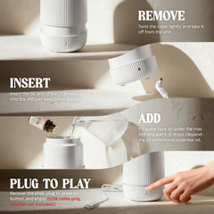 Salubrito acabado en PP y ABS resistente a aceites esenciales