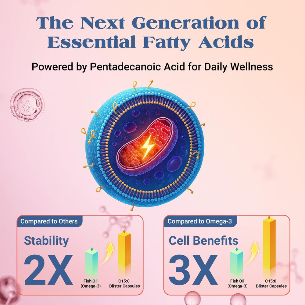 Samareniq aceite o extracto de C15:0 en detalle que ilustra pureza concentrada