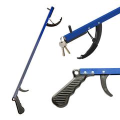 Sammons Preston alcance frontal mostrando longitud y color azul, mejora accesibilidad