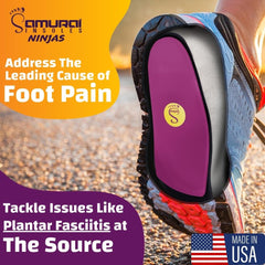 Samurai Insoles primer plano del polipropileno duradero y elástico