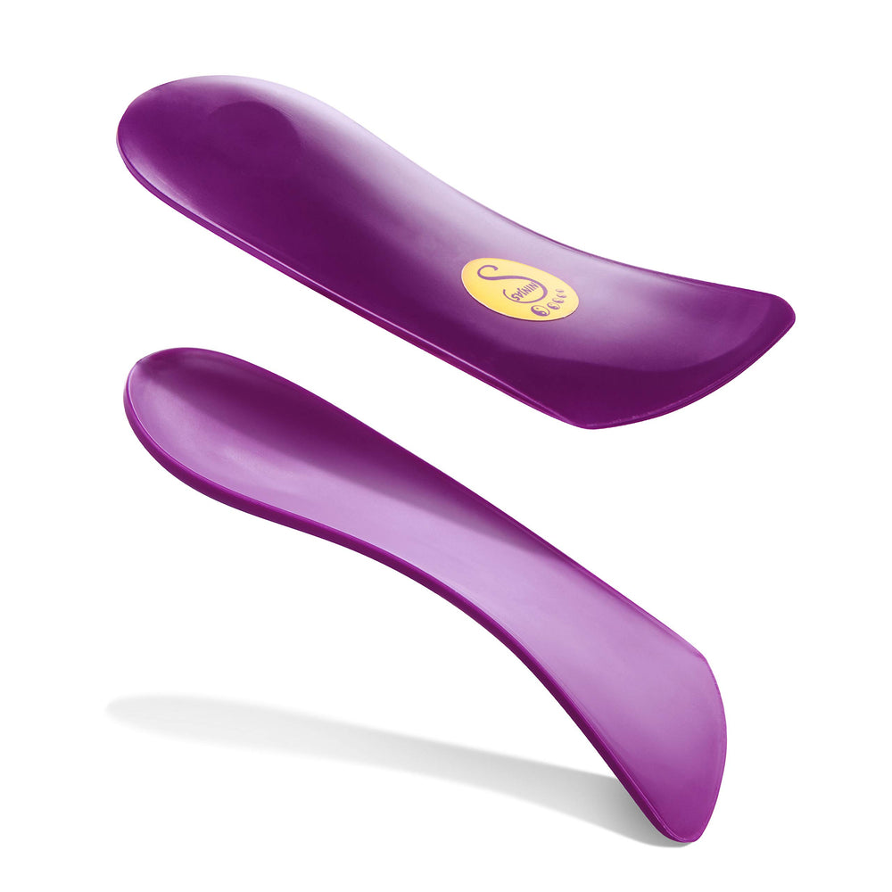 Samurai Insoles frontal del par mostrando diseño 3/4 para soporte firme