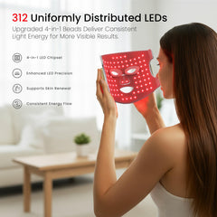 SanaTech mascarilla con escudos oculares integrados para bloquear el deslumbramiento.