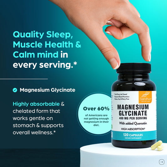 Sandhu's cápsulas apiladas enfatizando fácil ingestión y absorción