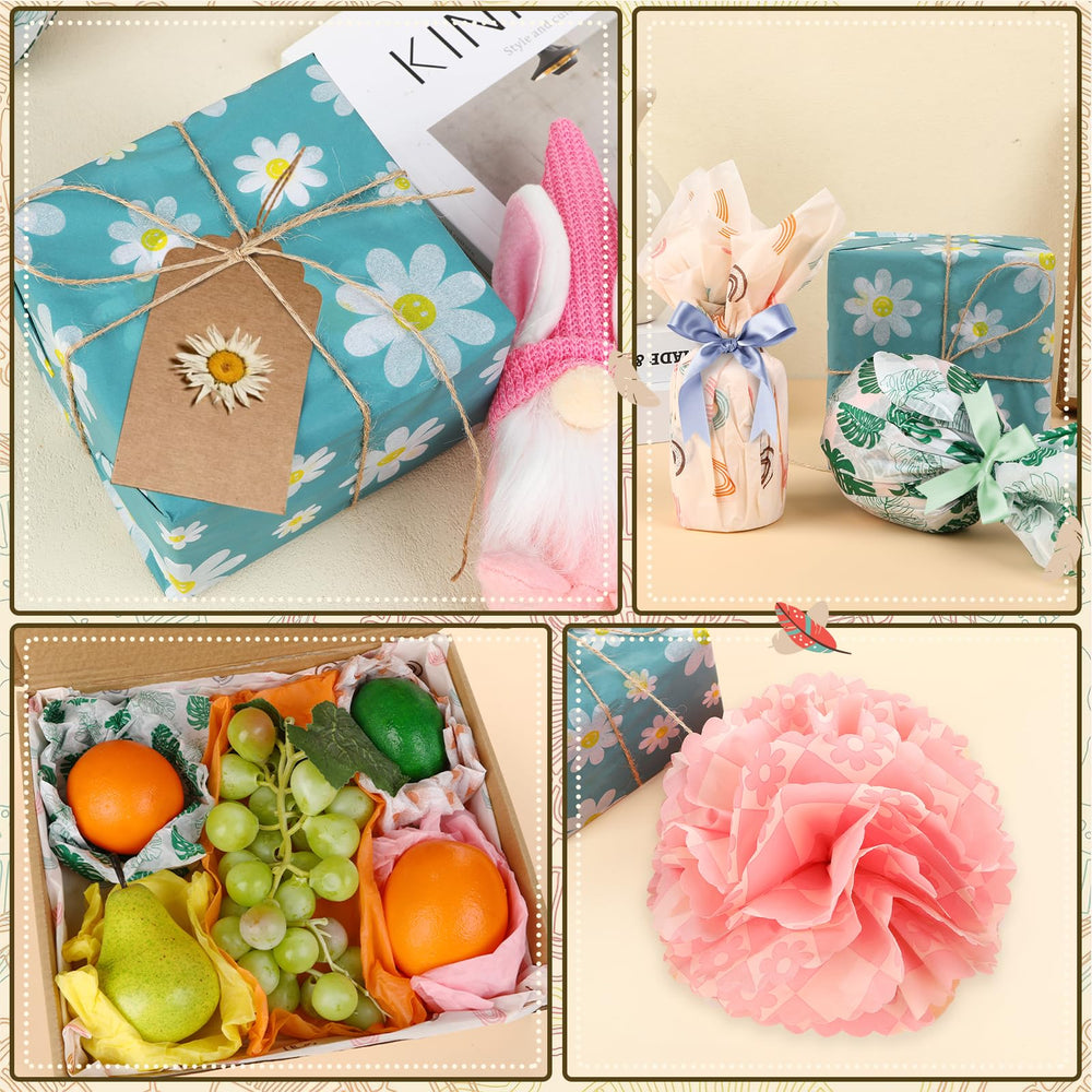SANNIX ambientación de mesa de fiesta con papel como detalle decorativo