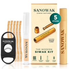 Sanowak empaque frontal del set, muestra completo y sostenible