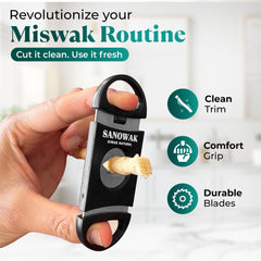 Sanowak porta de bambú, protege y ventila el miswak