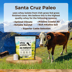 Santa Cruz Paleo batido matutino en mano para energía práctica