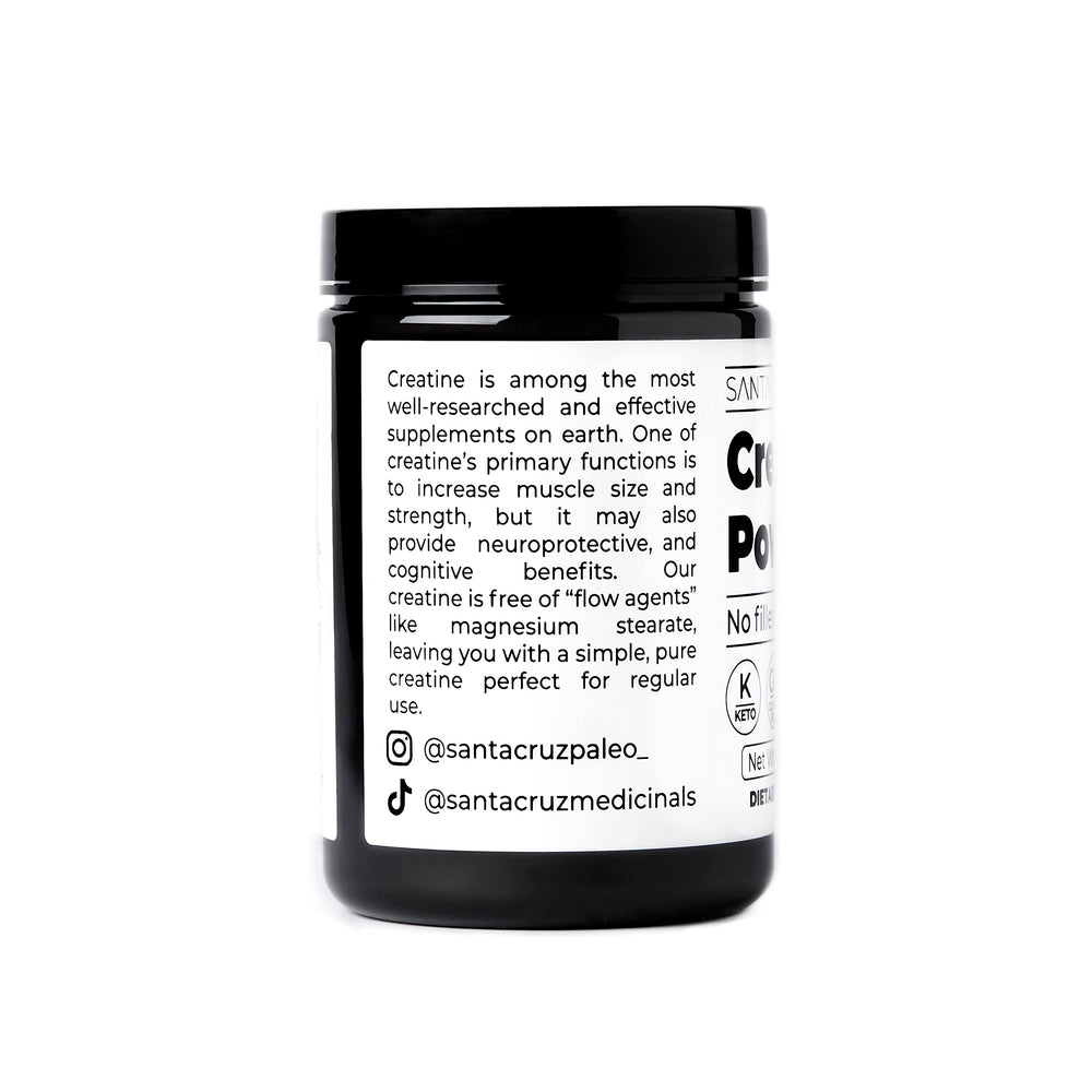 Santa Cruz Paleo envase con fondo de alimentos keto y paleo para dietas compatibles