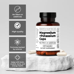 Santa Cruz Paleo etiqueta cercana con ingredientes claros y beneficios