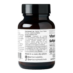 Santa Cruz Paleo etiqueta con ingredientes limpios y beneficios visibles