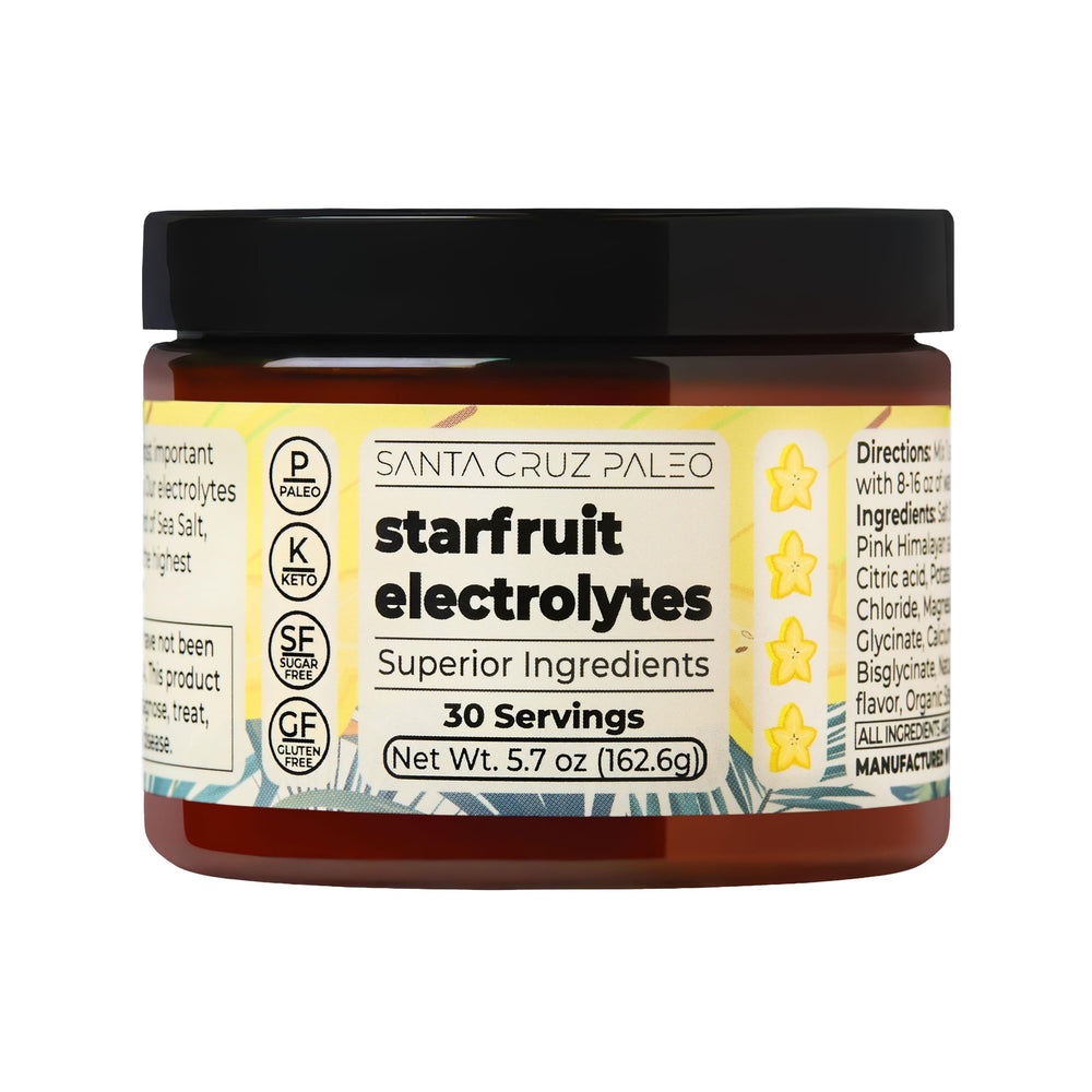Santa Cruz Paleo etiqueta nutricional clara con ingredientes transparentes