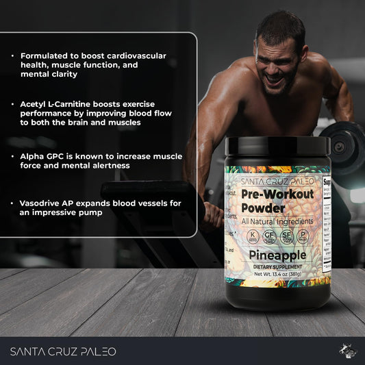 Santa Cruz Paleo polvo en cuchara textura fina para mezcla rápida y sin grumos