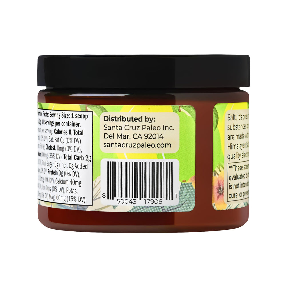 Santa Cruz Paleo frascos de distintos sabores mostrando variedad disponible