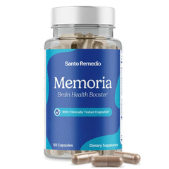 Santo Remedio envase frontal mostrando dosis y beneficios