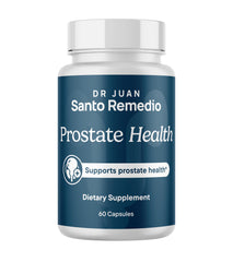 Santo Remedio botella frontal mostrando envase y 60 cápsulas, fácil dosificación