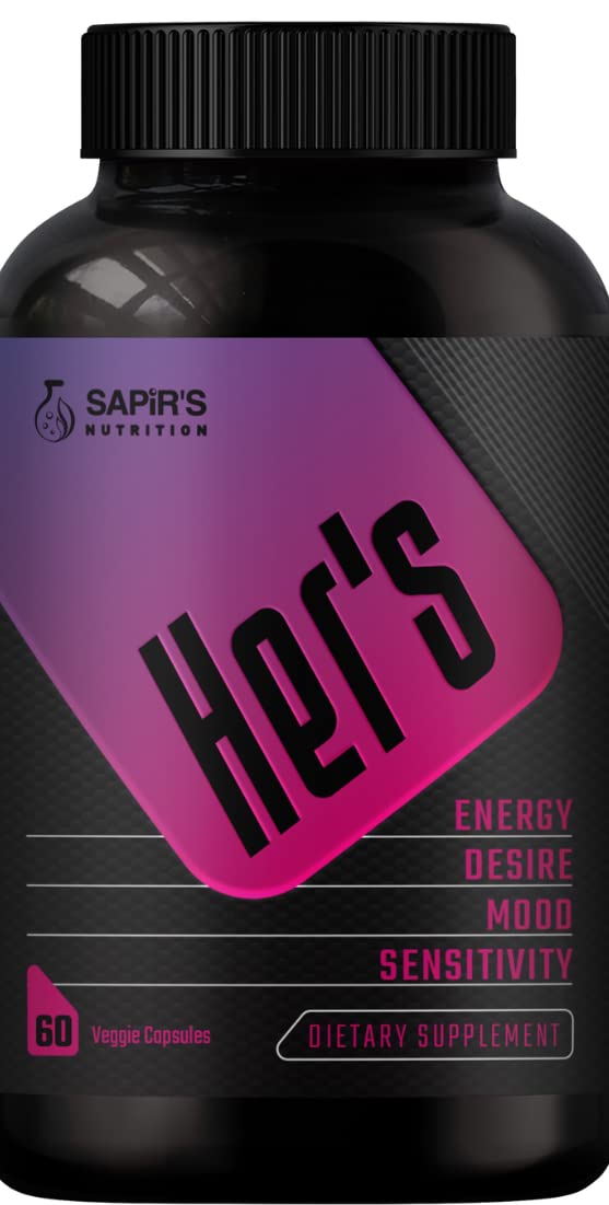 Sapir's Nutrition Her's frente del empaque mostrando diseño y beneficio