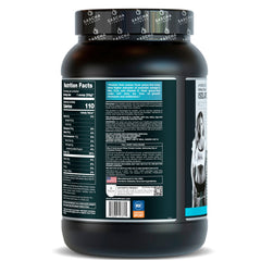 SASCHA FITNESS envase 2 libras en mano para apreciar tamaño práctico