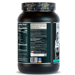 SASCHA FITNESS etiqueta nutricional ingredientes grass-fed y beneficios transparentes