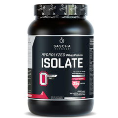 SASCHA FITNESS frente del empaque mostrando beneficio proteína rápida