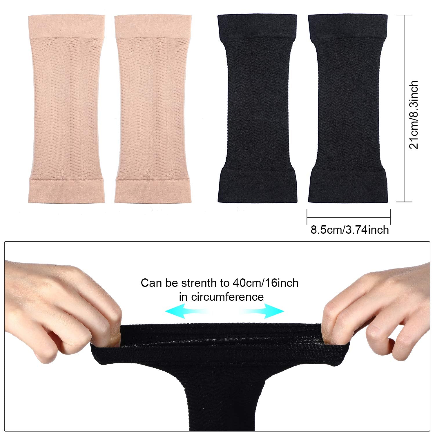 SATINIOR detalle del tejido nylon y spandex que ofrece ajuste cómodo