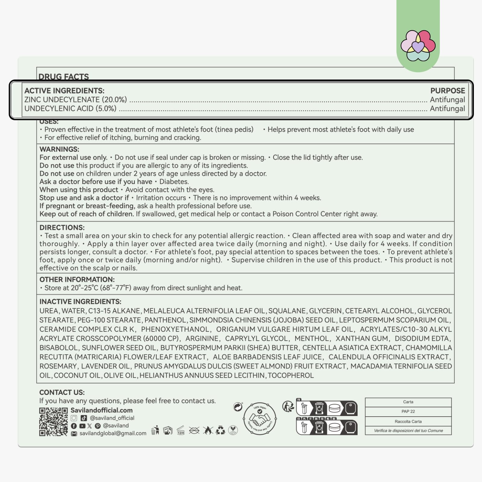 SAVILAND empaque con NDC visible para identificación y confianza