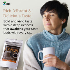 Sayan Chaga taza-infusión cerámica, aroma terroso para un momento de calma.