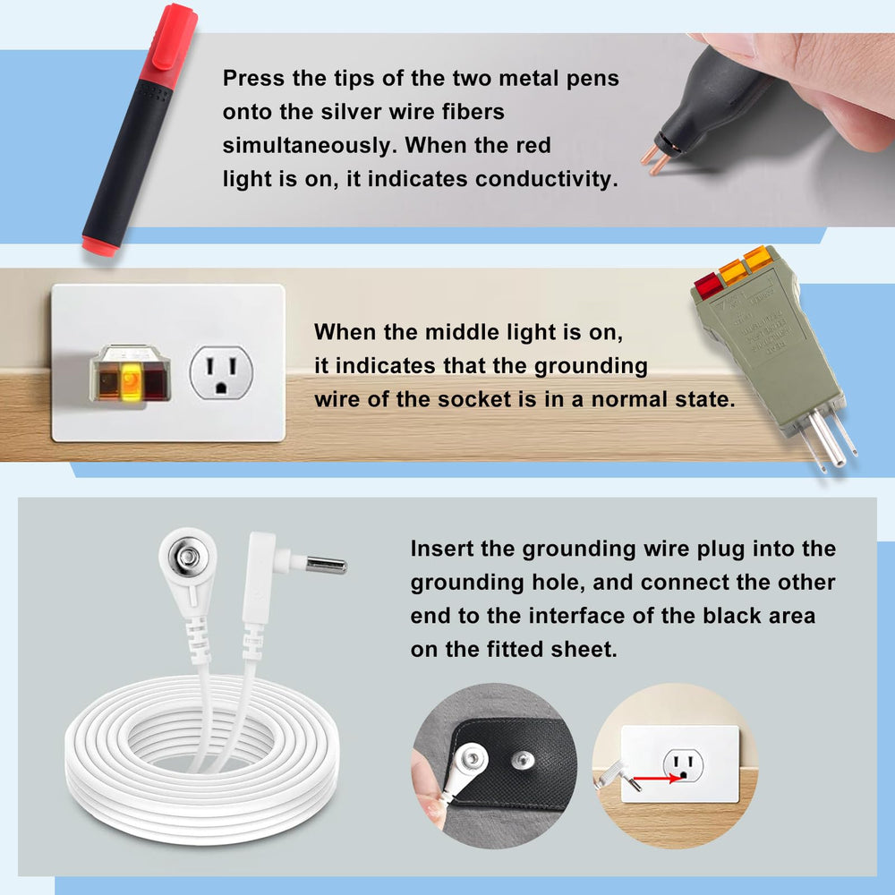 Sayorg cable de conexión y comprobador incluidos, instalación segura