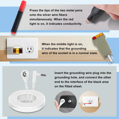 Sayorg cable de conexión y comprobador incluidos, instalación segura