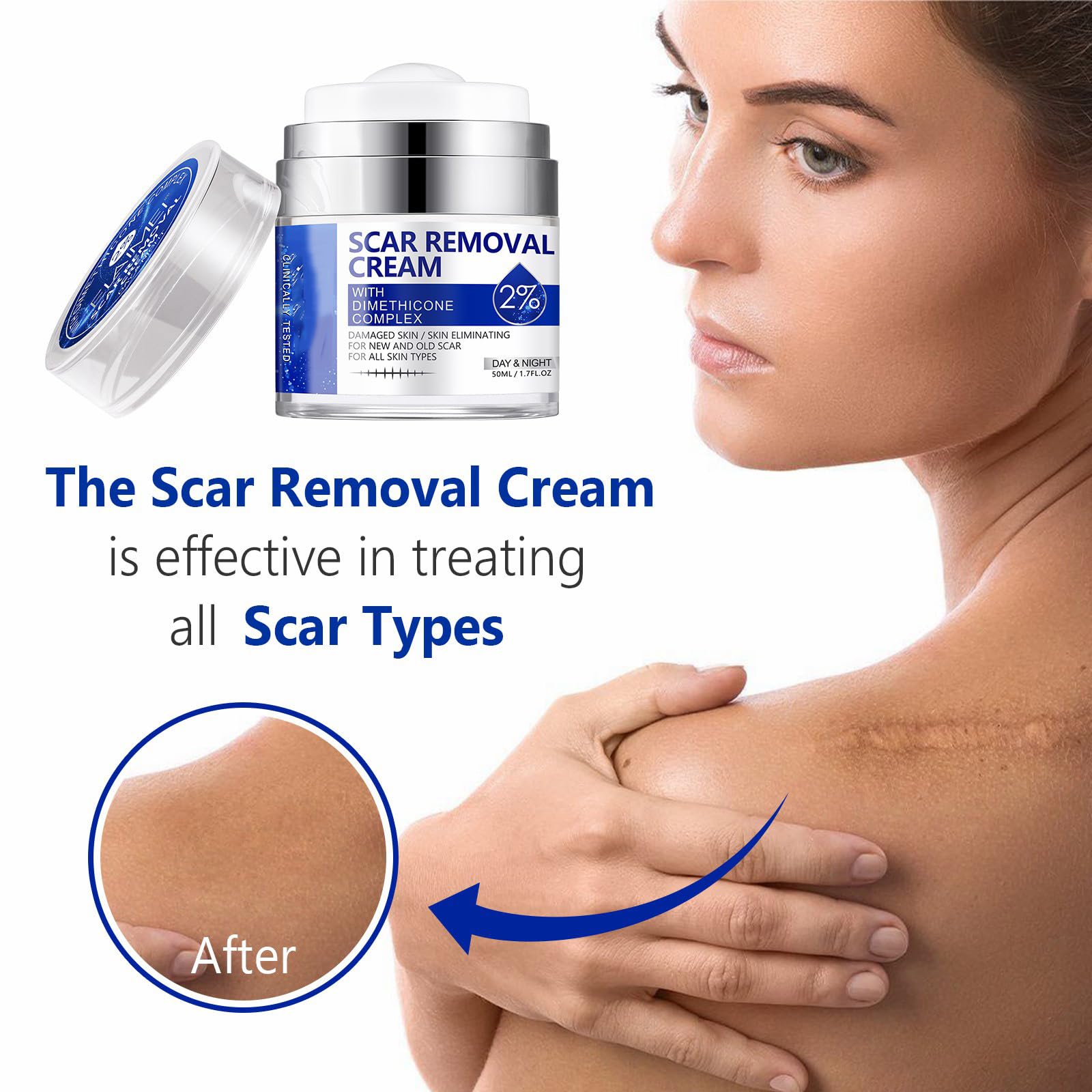 SBHEANGBA botella abierta con gel transparente destacando pureza