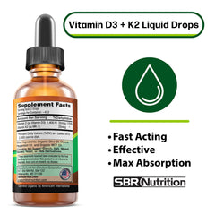 SBR Nutrition etiqueta USDA Organic resaltando calidad y pureza