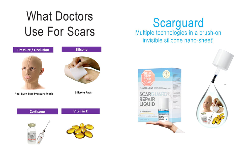 ScarGuard aplicación sobre piel seca demostrando fácil uso diario