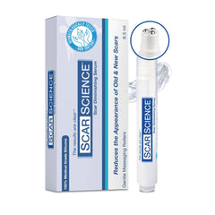 ScarScience envase frontal mostrando diseño y facilidad de uso