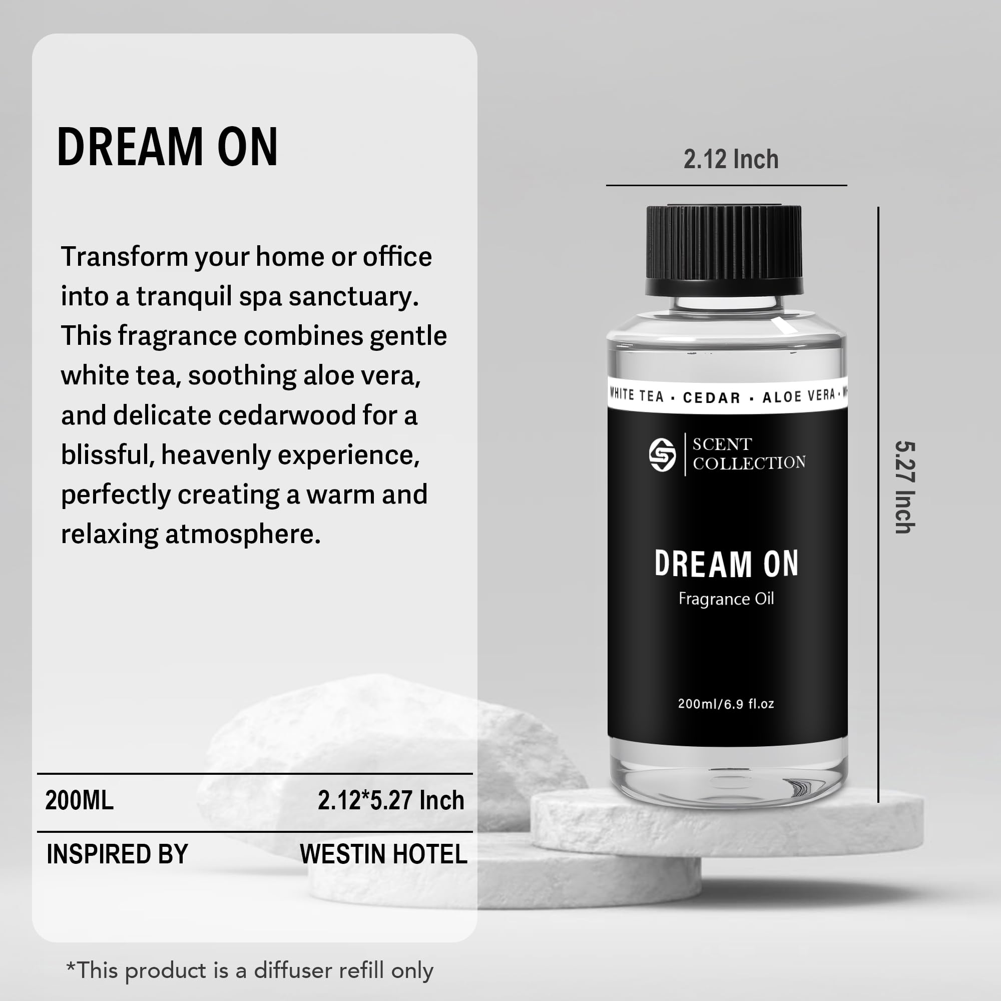 scent collection cierre y etiqueta legible para identificación rápida