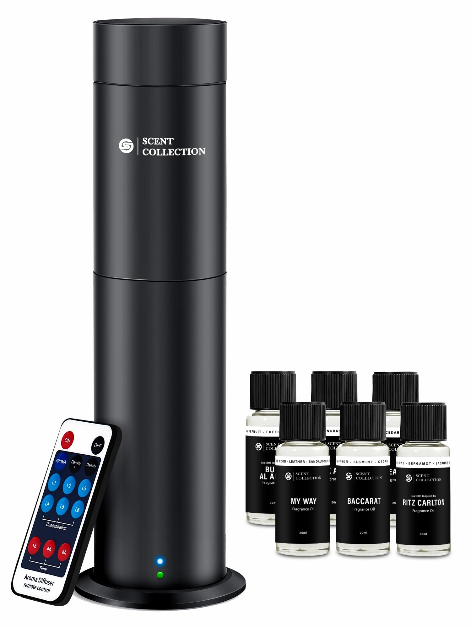scent collection difusor frontal mostrando diseño elegante y salida de aroma