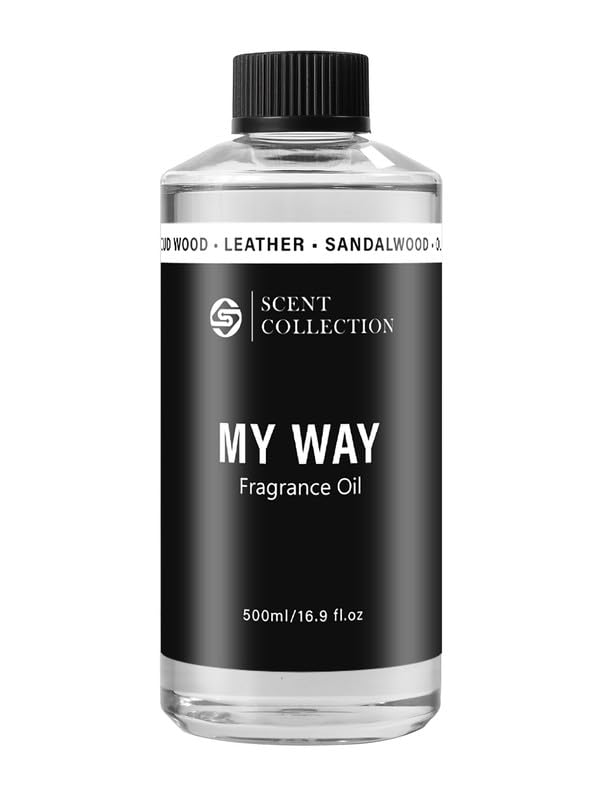 scent collection frasco frente mostrando diseño y volumen 500 ml para uso prolongado