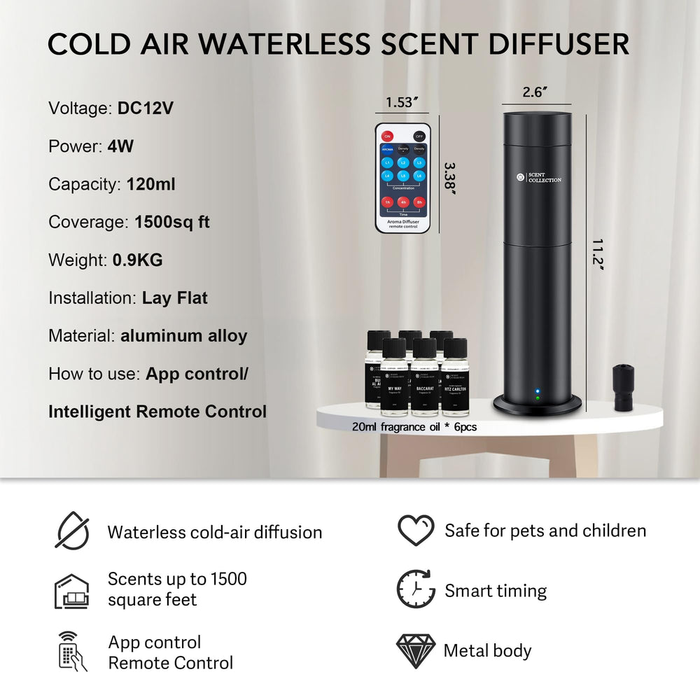 scent collection seis aceites alineados para uso inmediato y variedad aromática
