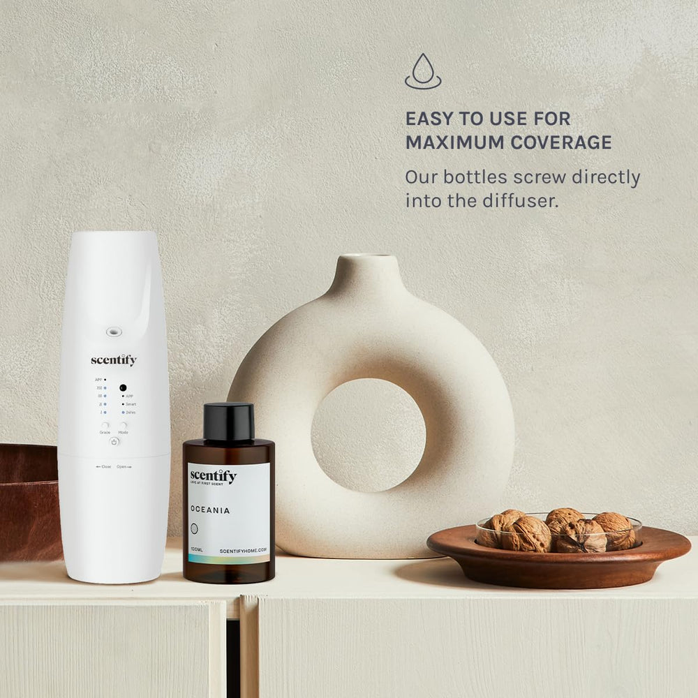 Scentify ambiente sala aromatizada con Oceania para sensación spa