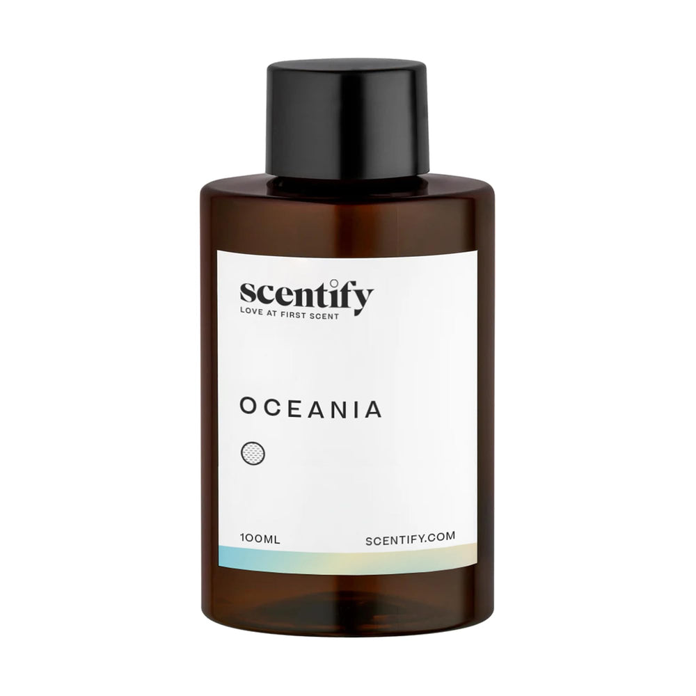Scentify gota de aceite Oceania primer plano que muestra textura pura