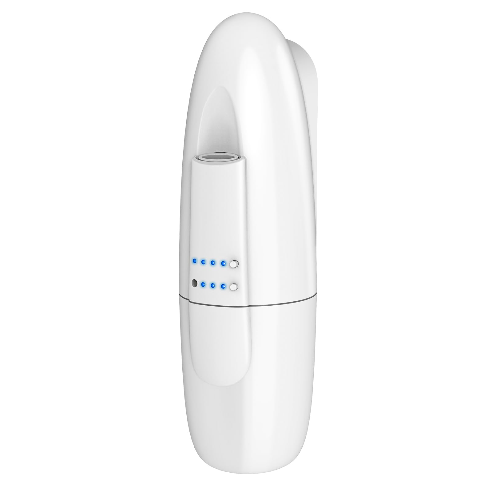 Scentiplus difusor frontal mostrando diseño minimalista y instalación fácil