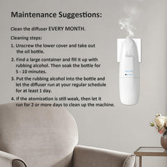 Scentiplus panel de controles intuitivo para ajustar intensidad aromática